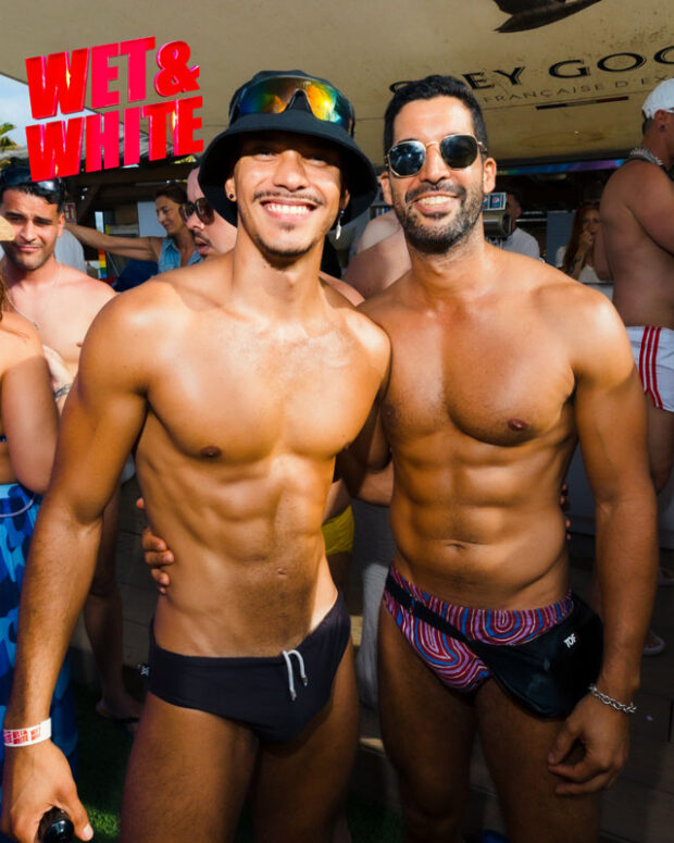Wet & White gay pool party during Pride at Maspalomas